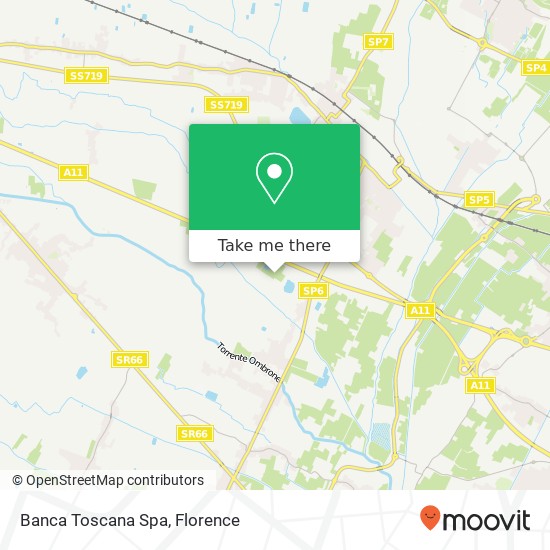 Banca Toscana Spa map