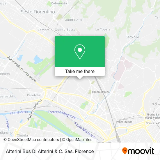Alterini Bus by Alterini & Co. map