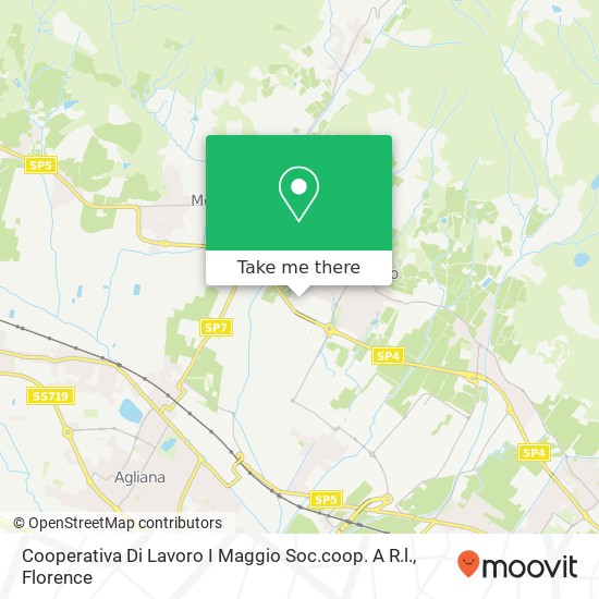 Cooperativa Di Lavoro I Maggio Soc.coop. A R.l. map