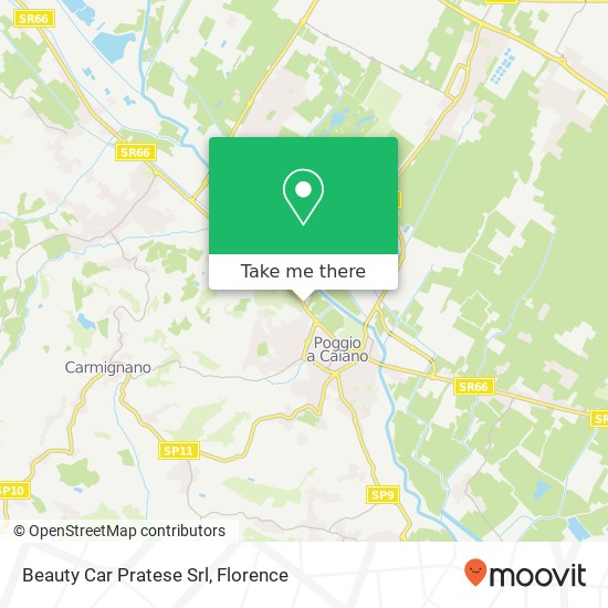 Beauty Car Pratese Srl map