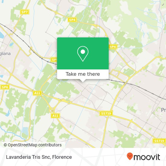 Lavanderia Tris Snc map