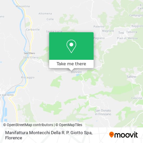 Manifattura Montecchi Della R. P. Giotto Spa map