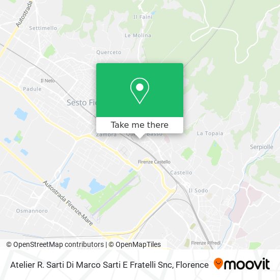 Atelier R. Sarti Di Marco Sarti E Fratelli Snc map