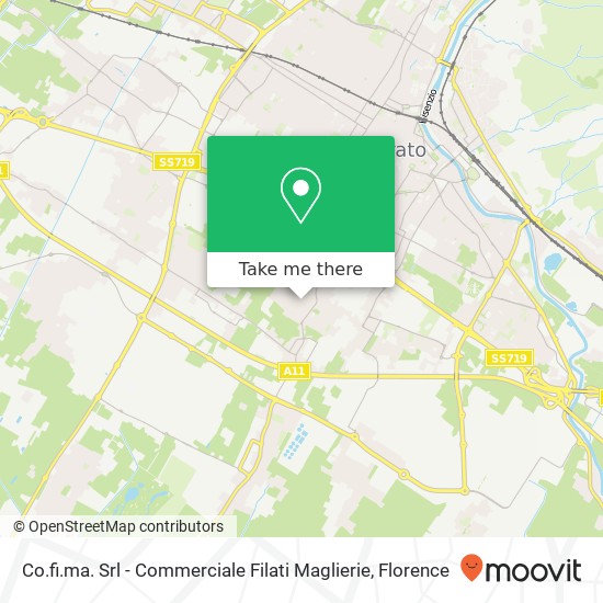 Co.fi.ma. Srl - Commerciale Filati Maglierie map