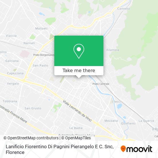 Lanificio Fiorentino Di Pagnini Pierangelo E C. Snc map