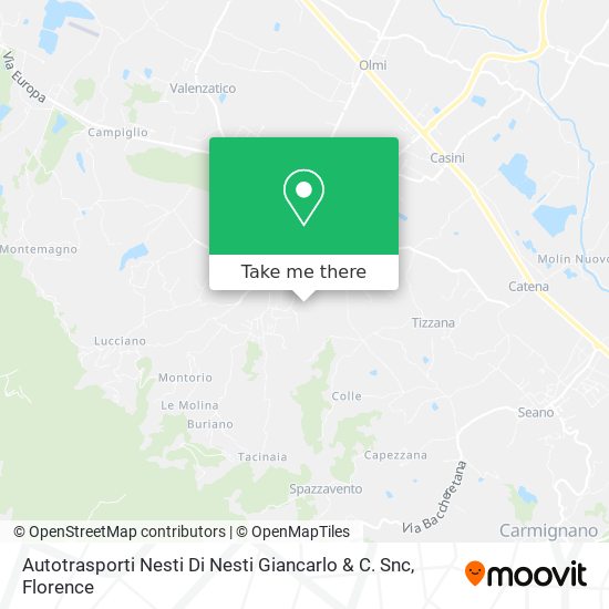 Autotrasporti Nesti Di Nesti Giancarlo & C. Snc map