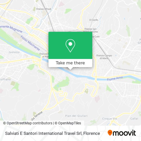 Salviati E Santori International Travel Srl map