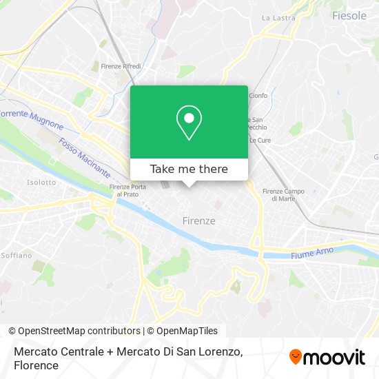 Mercato Centrale + Mercato Di San Lorenzo map