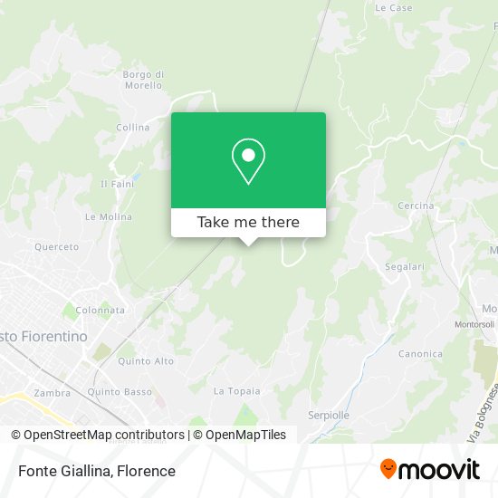 Fonte Giallina map