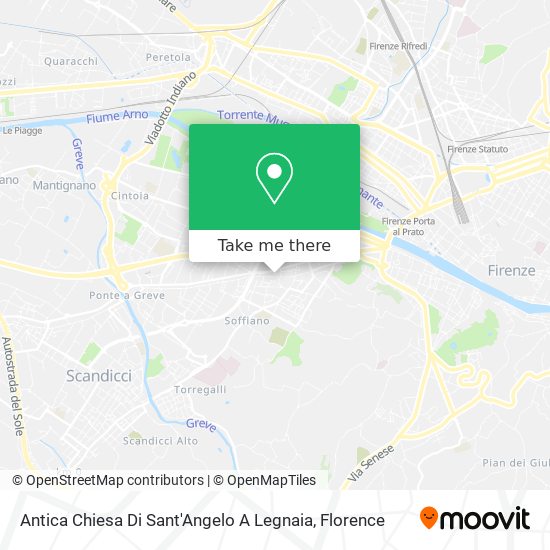 Antica Chiesa Di Sant'Angelo A Legnaia map