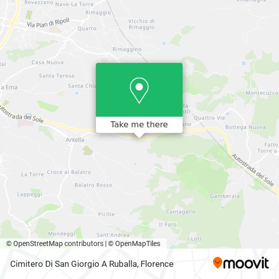 Cimitero Di San Giorgio A Ruballa map
