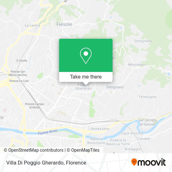 Villa Di Poggio Gherardo map