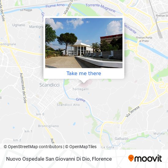 Nuovo Ospedale San Giovanni Di Dio map