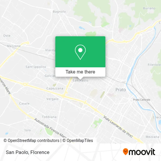 San Paolo map