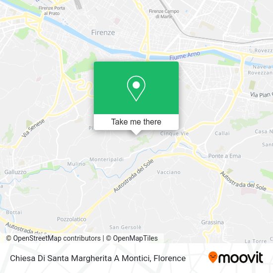 Chiesa Di Santa Margherita A Montici map