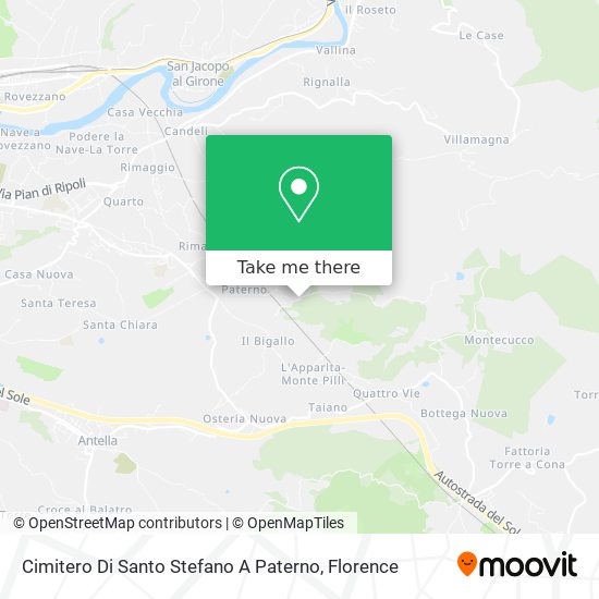 Cimitero Di Santo Stefano A Paterno map