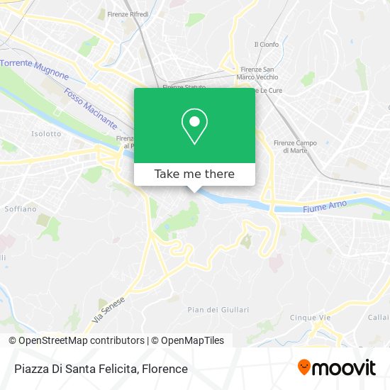 Piazza Di Santa Felicita map