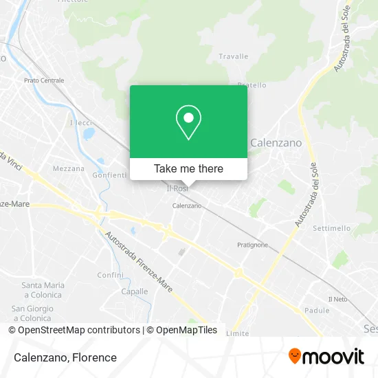 Calenzano map