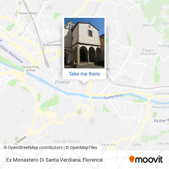 Ex Monastero Di Santa Verdiana map