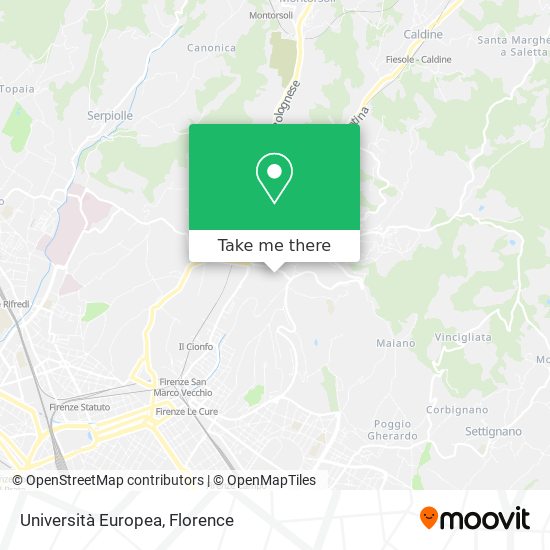 Università Europea map