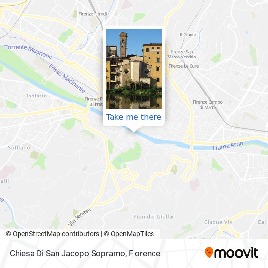 Chiesa Di San Jacopo Soprarno map