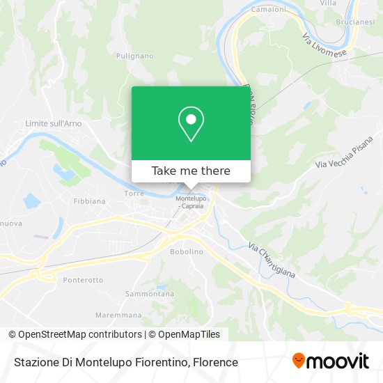 Stazione Di Montelupo Fiorentino map