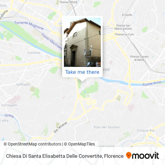 Chiesa Di Santa Elisabetta Delle Convertite map