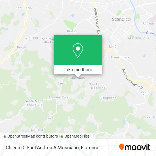 Chiesa Di Sant'Andrea A Mosciano map