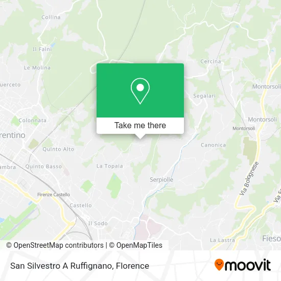 San Silvestro A Ruffignano map