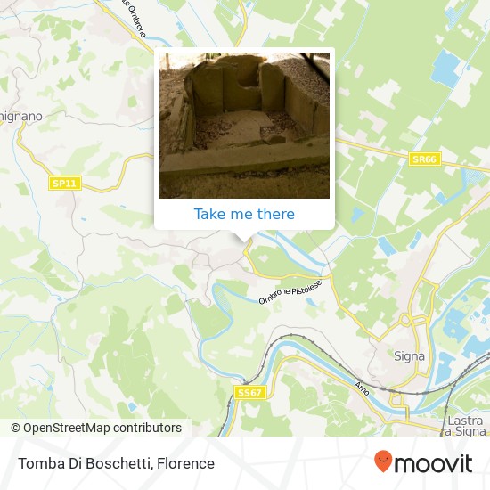 Tomba Di Boschetti map