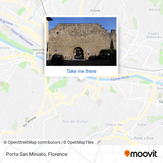 Porta San Miniato map