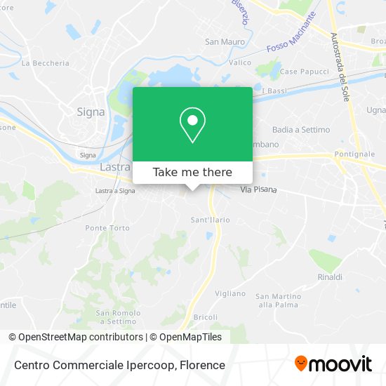 Centro Commerciale Ipercoop map