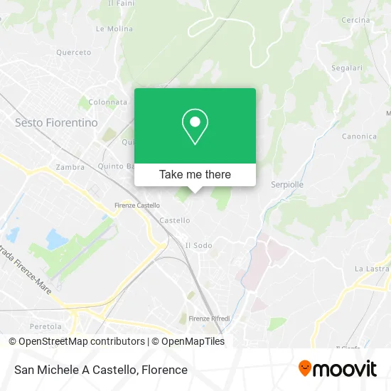 San Michele A Castello map