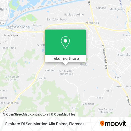 Cimitero Di San Martino Alla Palma map