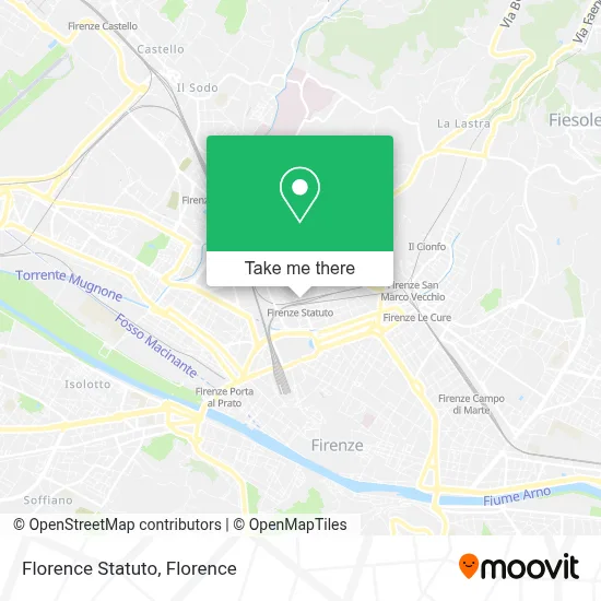 Florence Statuto map