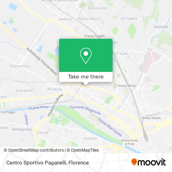 Centro Sportivo Paganelli map