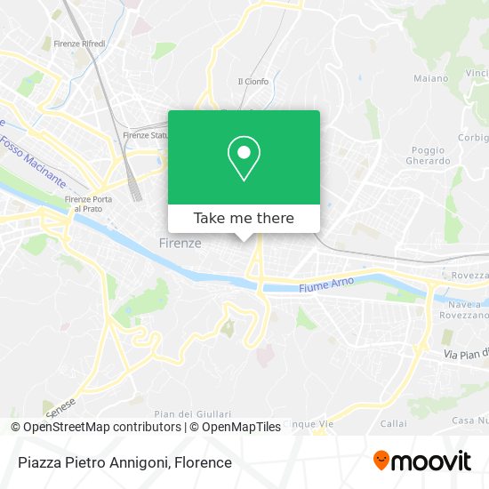 Piazza Pietro Annigoni map