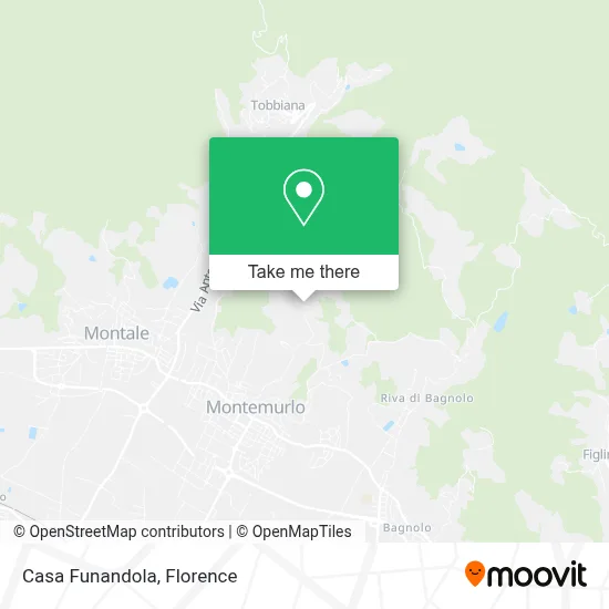 Casa Funandola map