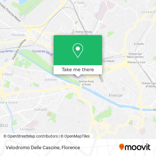Velodromo Delle Cascine map