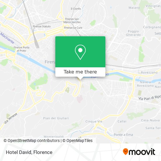 Hotel David map