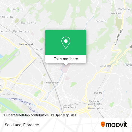 San Luca map