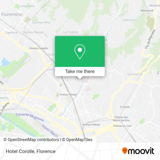Hotel Corolle map