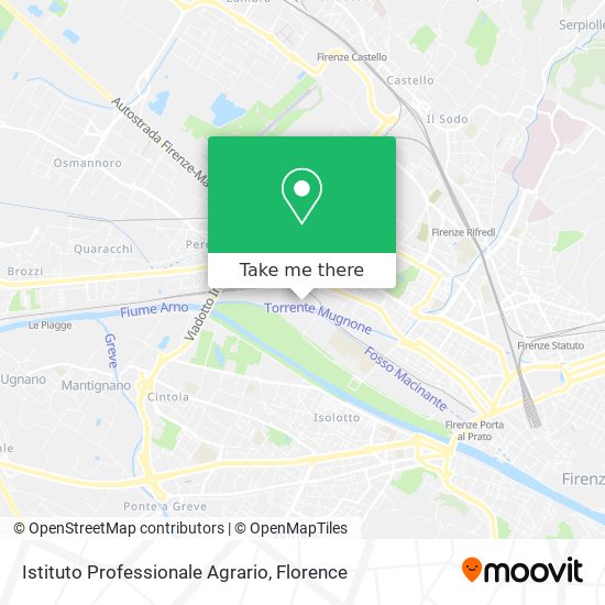 Istituto Professionale Agrario map