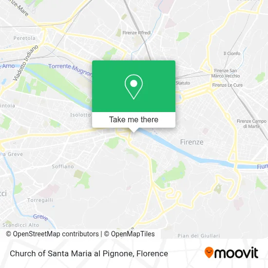 Church of Santa Maria al Pignone map