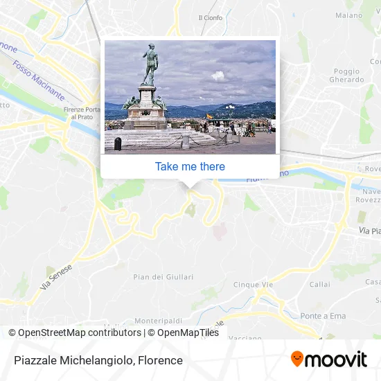 Piazzale Michelangiolo map