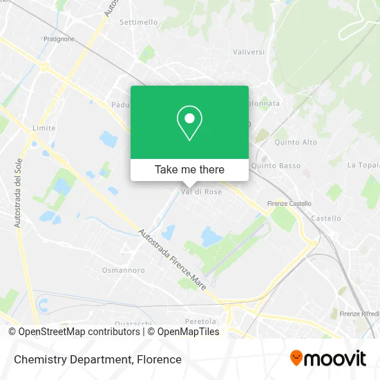 Chemistry Department map