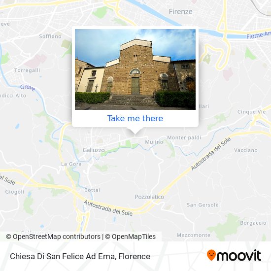 Chiesa Di San Felice Ad Ema map