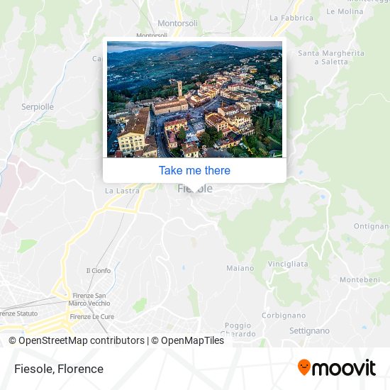 Fiesole map