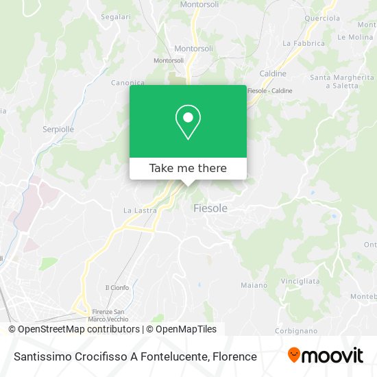 Santissimo Crocifisso A Fontelucente map