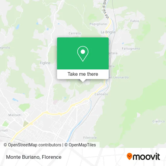 Monte Buriano map